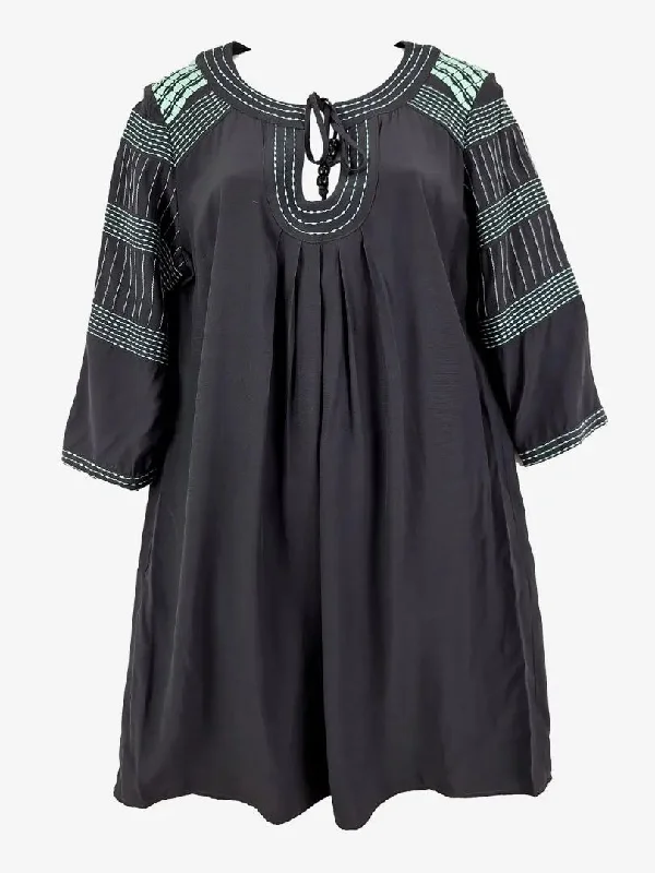 Katherine Seafoam Stitch Shift Dress Size 10