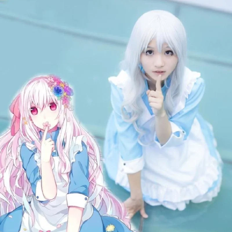 Mekaku City Actors Kagerou Project  Maid Dress The Queen Mari Kozakura Cosplay Costume J40774