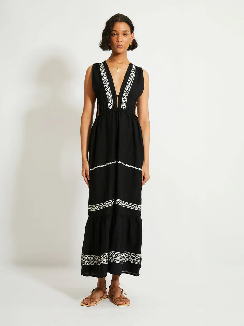 Lelisa V Neck Dress