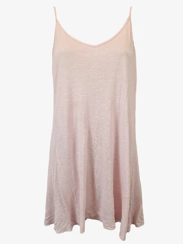 Tree of Life Dainty Cherry Blossom Pink Slip Dress Size M