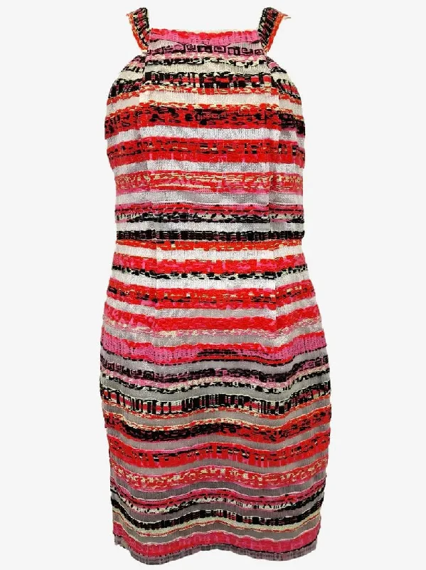 Thurley Textured Sparkle Yarn Summer Cocktail Dress Size 12