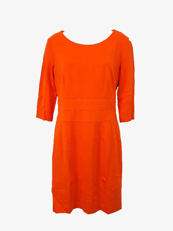 Hugo Boss Vibrant Structured Work Dress Size 10