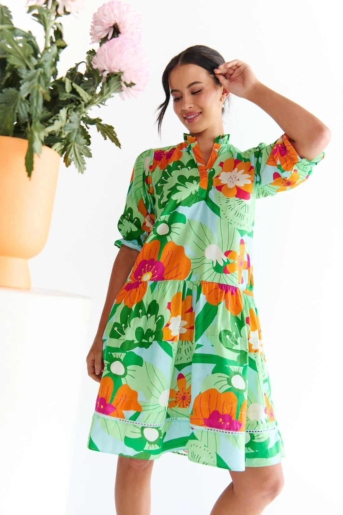 MAUDE VIVANTE | Sasha Dress - Floral Pops