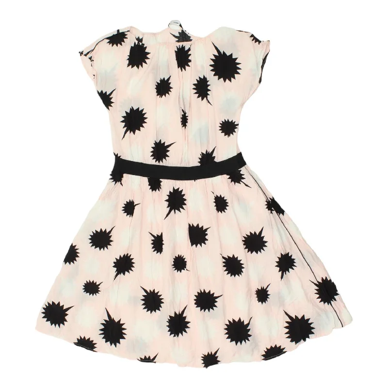 Diesel Womens Pink Short Sleeve Star Print Dress | Vintage Luxury Designer VTG