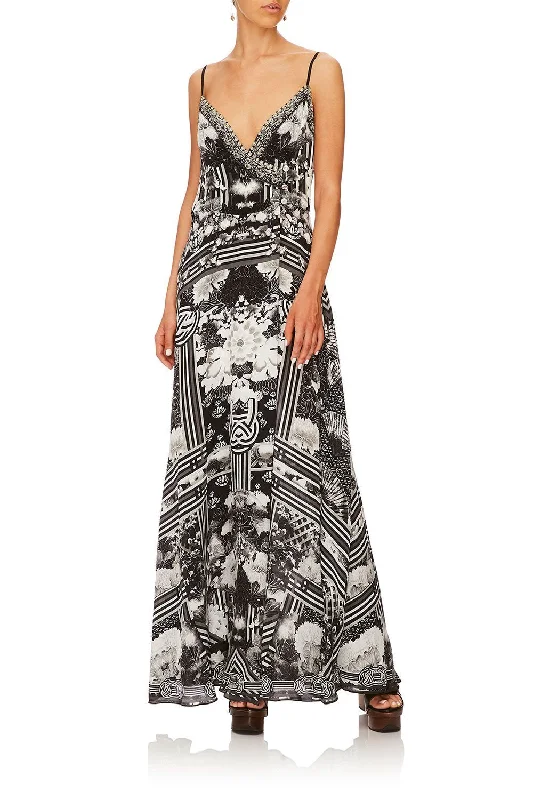 CROSS OVER FRONT DRESS WILD MOONCHILD