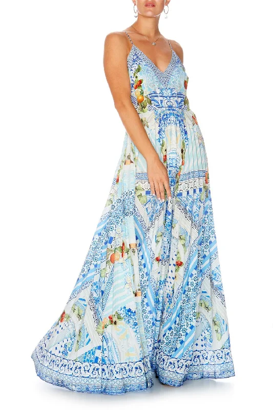 PLEATED SLIP DRESS A NIGHT TO REMEMBER