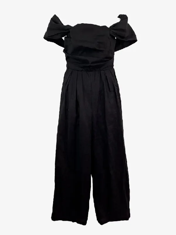 Azzurielle Solange Linen Evening Dress Size 12