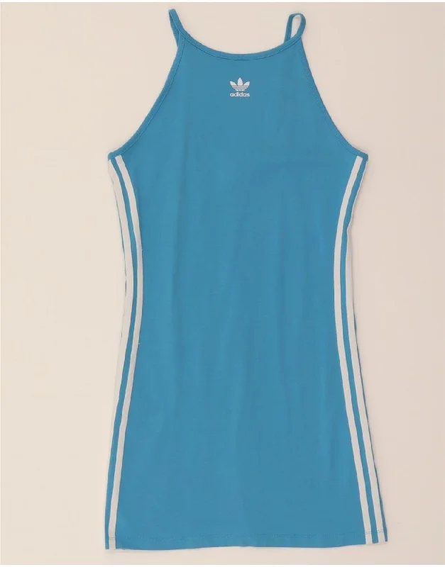 ADIDAS Womens Tennis Dress UK 12 Medium Blue