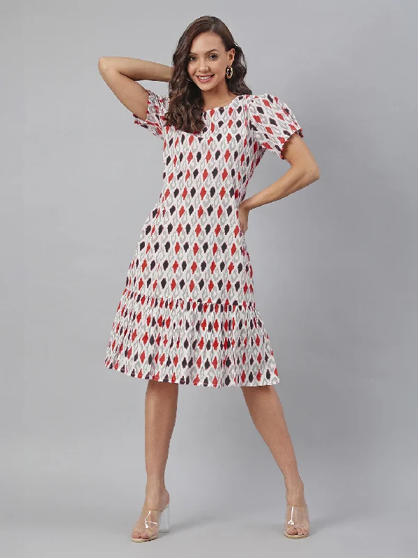 Women Cotton White Dress