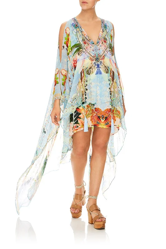 LONG SHEER OVERLAY DRESS THE STILL ABYSS