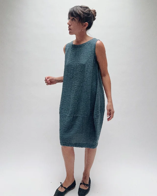 Eleven Stitch | Bubble Dress in Denim