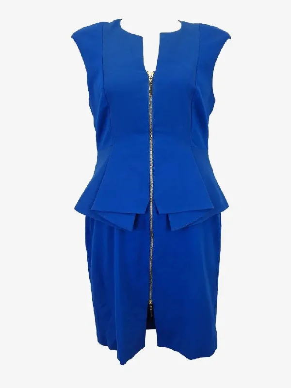 Ted Baker Full Length Front Zipper Dress Size 12