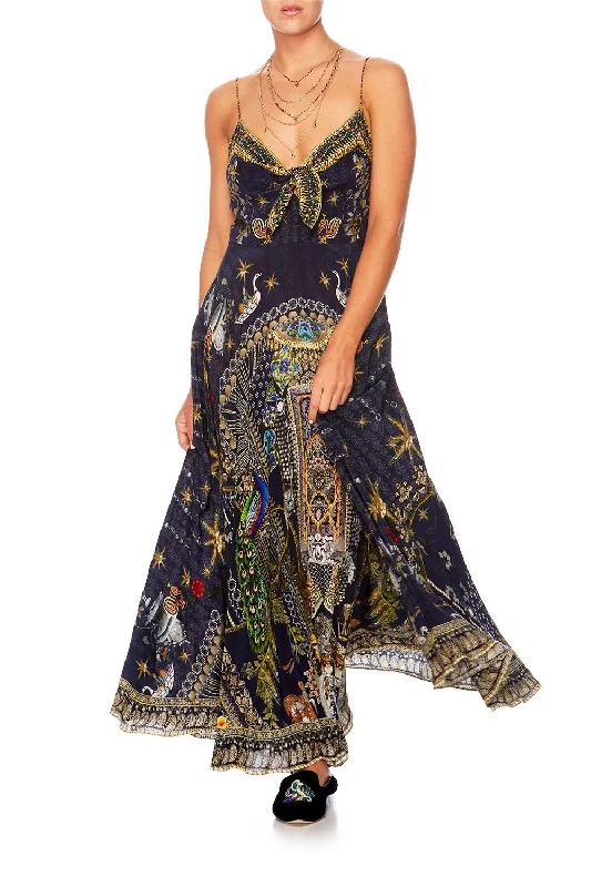 LONG DRESS WITH TIE FRONT CHILDREN OF THE WORLD