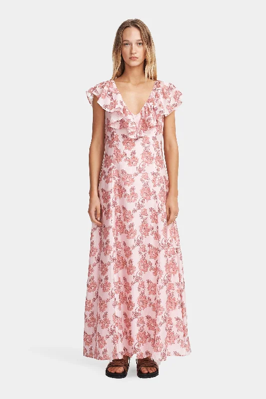 Henrietta Dress Orchid Bloom