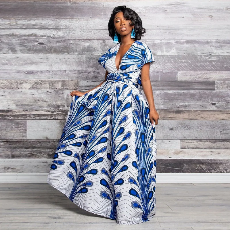 Sexy African Dresses for Women Print Clothing Formal Dresses Party Wear Sexy Ladies Clothes Sexy African Dresses for Women Print Clothing Formal Dresses Party Wear Sexy Ladies Clothes