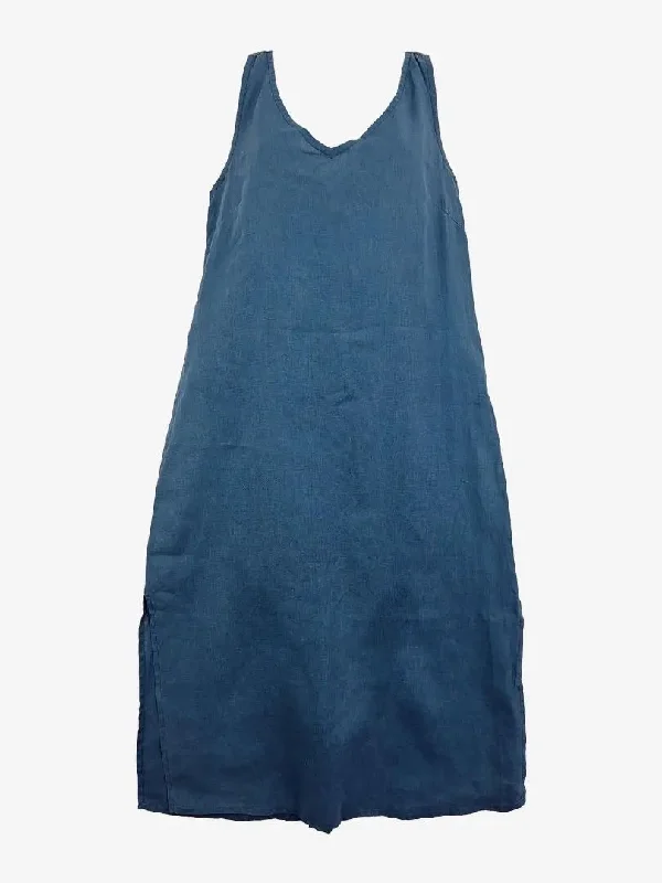 Assorted Brands Deep Teal Everyday Linen Dress Size 10