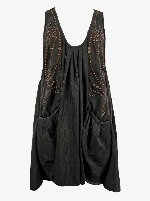 Megan Park Indie Draped Studded Dress Size 10