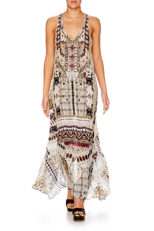 VNECK RACER BACK DRESS SPELL BOUND