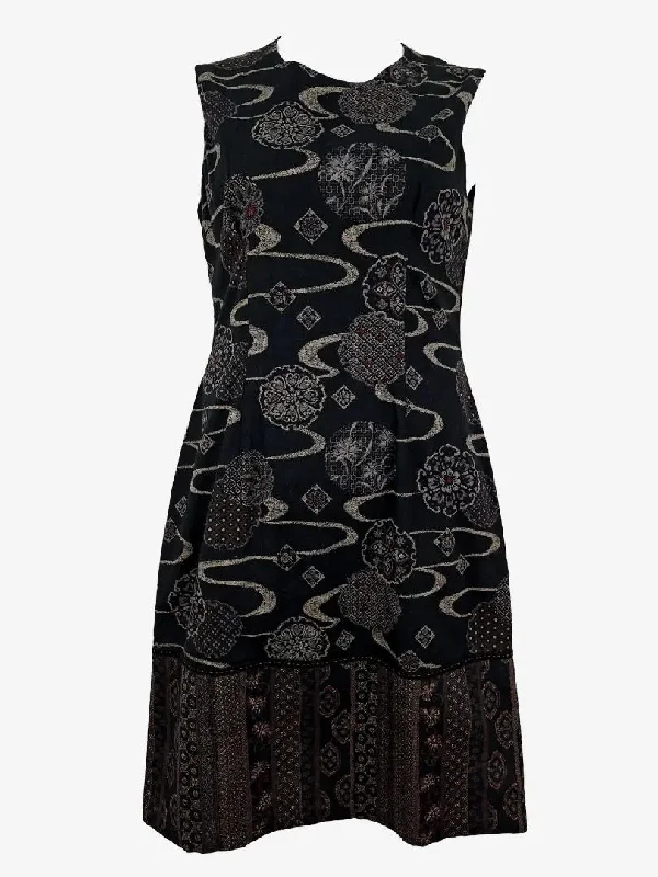 Maiocchi Tailored Patchwork Style Dress Size 10
