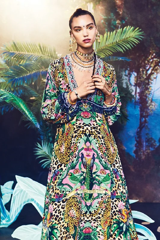 LONG DRESS WITH BELL SLEEVE THE JUNGLE BOOK