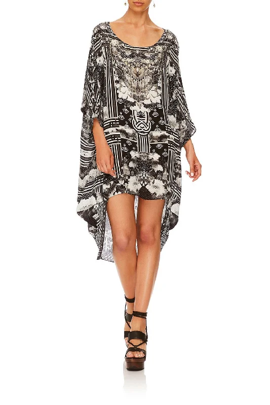 SCOOP BACK HEM DRESS WILD MOONCHILD