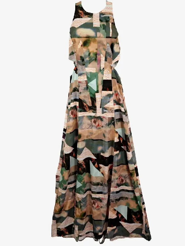 Sheike Abstract Cut Sides Dress Size 10