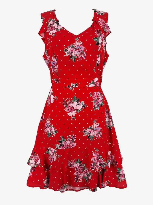 Review Scarlet Spotty Bouquet Dress Size 10