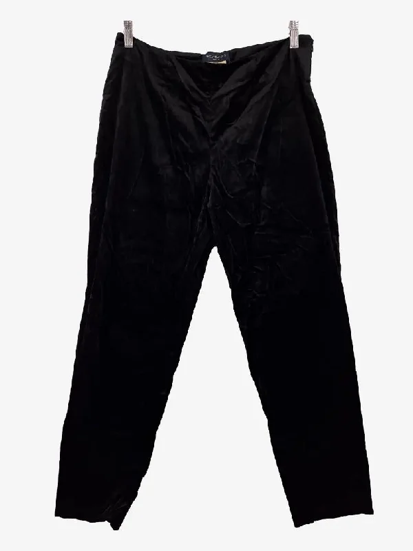 Piazza Sempione Velvet Cropped Fitted Evening Dress Size 12