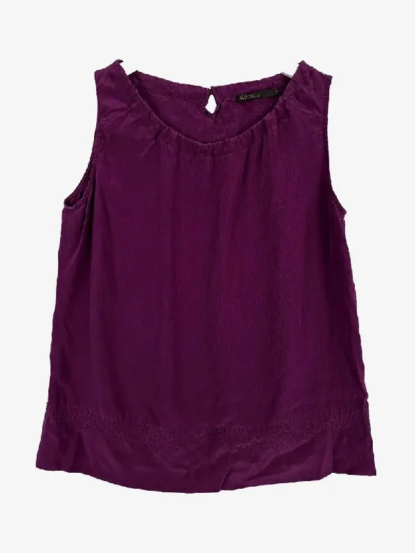 David Lawrence Silk Feature Stitch Summer Dress Size 10