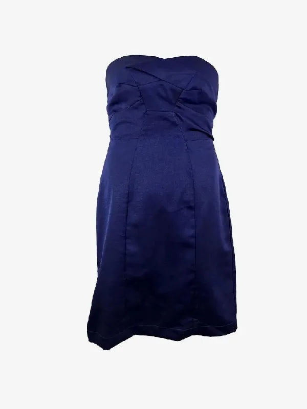 Assorted Brands Satin Shine Strapless Dress Size 12
