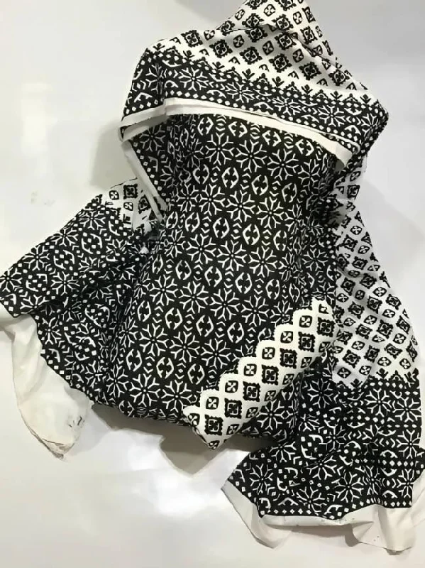 Traditional Sindhi Cotton Ajrak Dress 3pc