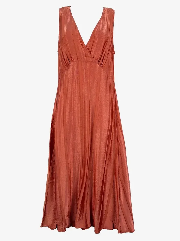 Witchery Dusty Rose Satin Evening Dress Size 10