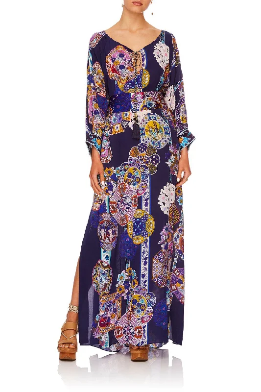 RAGLAN SLEEVE DRESS WITH CUFFS STAR GAZER