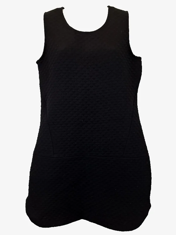Lauren Vidal Quilted Tunic Mni Dress Size M