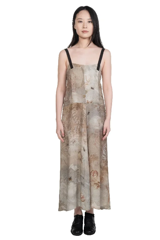 Boat Neckline Halter Dress