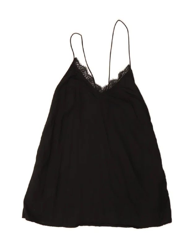 BILLABONG Womens Slip Dress UK 8 Small Black Rayon