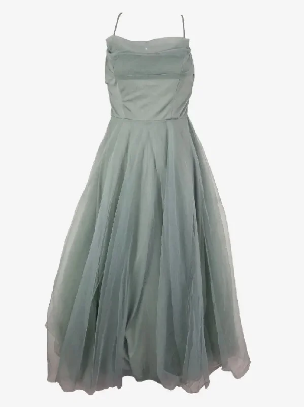 Saints + Secrets Light Sage Strappy Cinderella Dress Size 10
