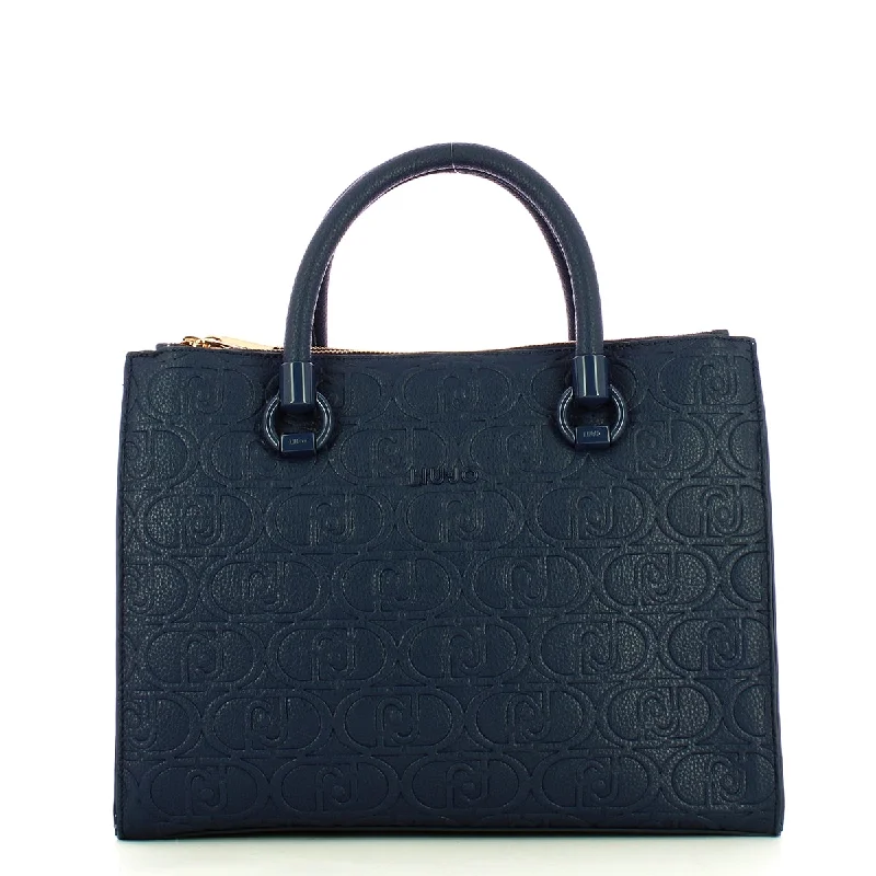 Liu Jo - Borsa a mano logata Dress Blue - AA4080E0003 - DRESS/BLUE