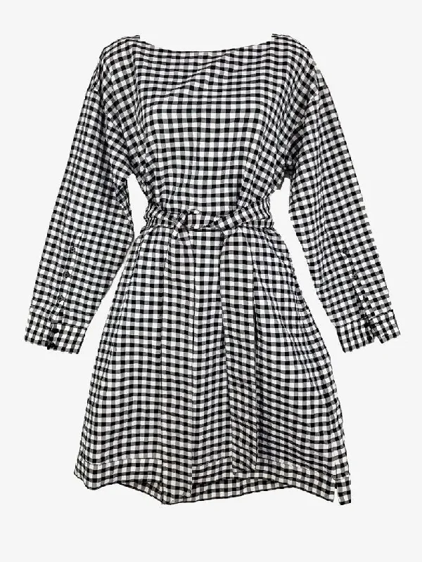 Elk Gingham Belted Picnic Dress Size 10