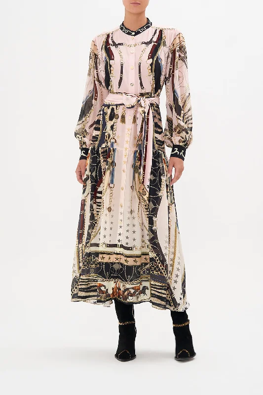 BUTTON THROUGH DRESS WITH YOKE I WANNA BE A COWGIRL BABY