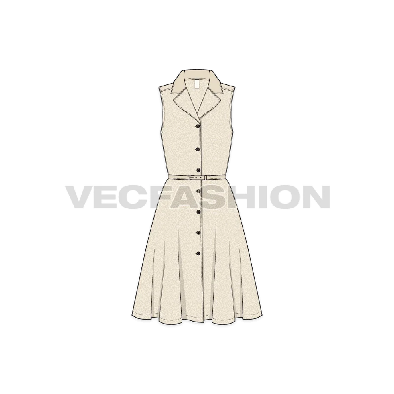 Women's Cotton Poplin Dress