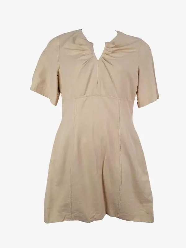 Cue U Bar Neckline Shift Dress Size 12