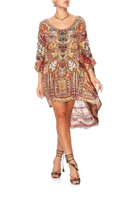 SCOOP BACK HEM DRESS INDIANA FRANKS