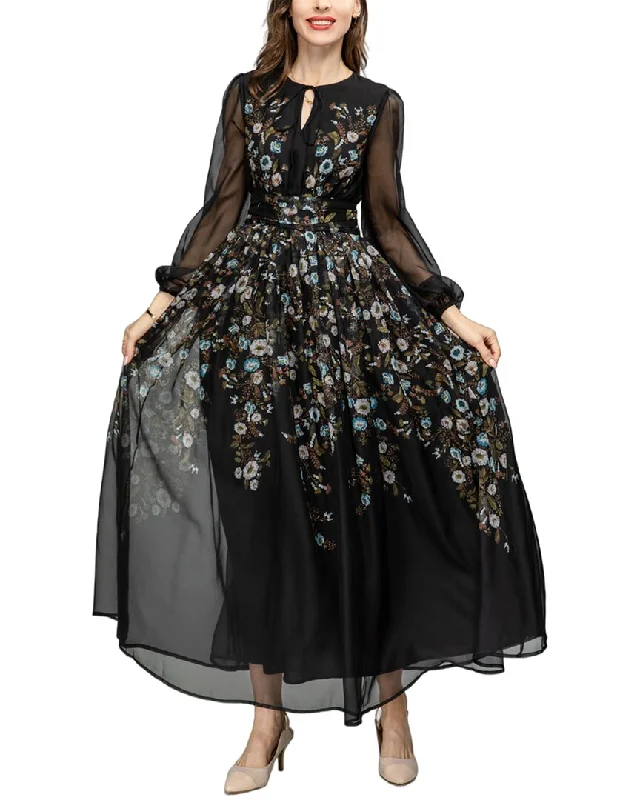 BURRYCO Maxi Dress Trendy Printed Maxi Dress