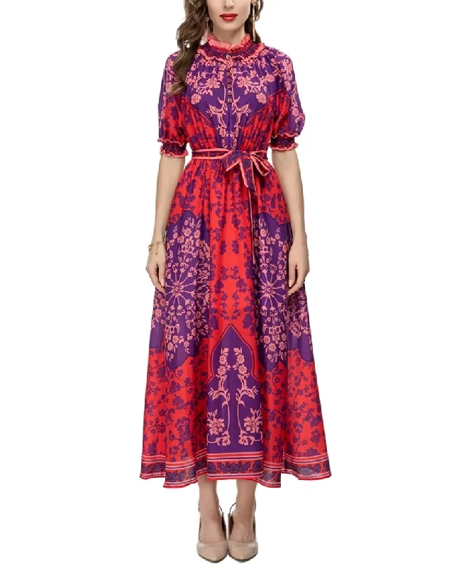 BURRYCO Maxi Dress Fashionable Layered Maxi Dress