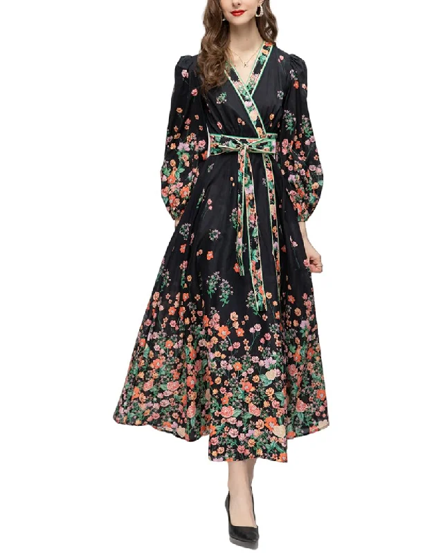 BURRYCO Maxi Dress Trendy Short Sleeve Maxi Dress