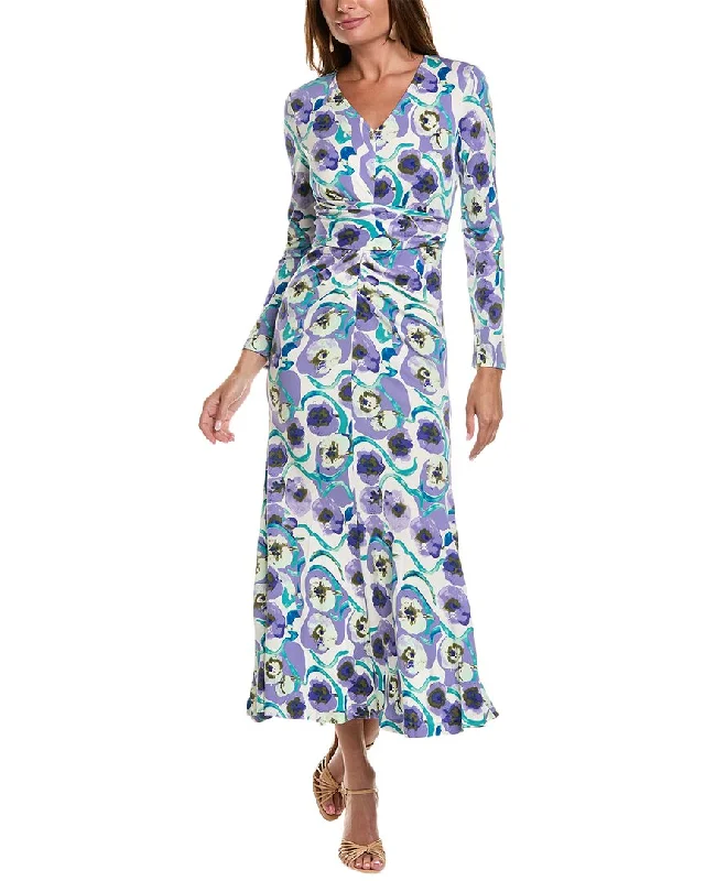 Diane von Furstenberg Timmy Maxi Dress Chic Boho Print Maxi Dress