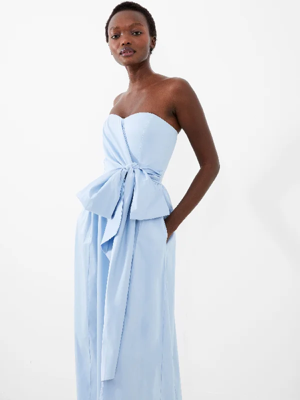 Florida Summer Strapless Maxi Dress Fashionable Sleeveless Maxi Dress