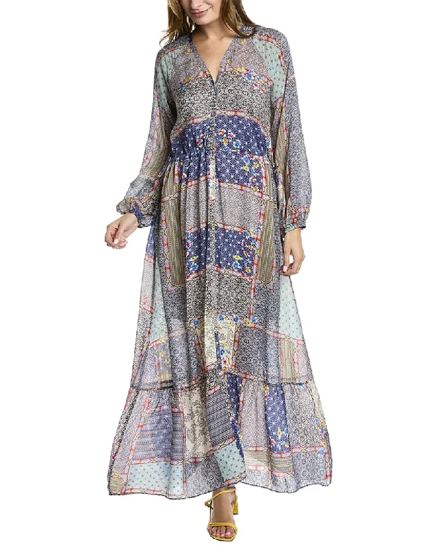 Johnny Was Kichica Aphrodite Maxi Dress Fashionable Asymmetrical Maxi Dress