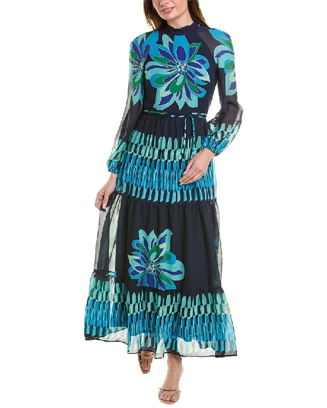 Maison Tara Yoryu Maxi Dress Cozy Ruffle Sleeve Maxi Dress